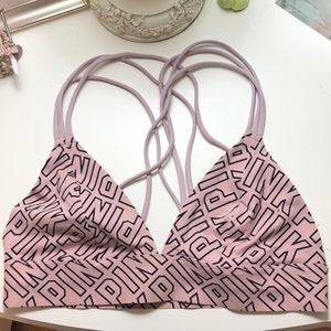 Pink bra